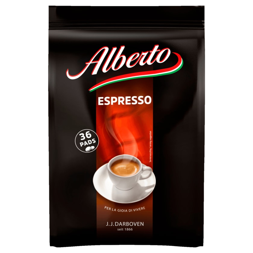 Alberto Espresso 252g, 36 Pads